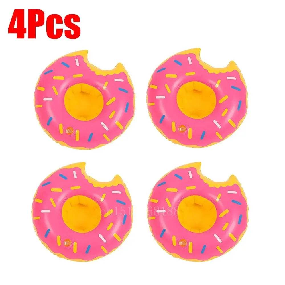 1-5Pcs Floating Cup Inflatable Flamingo Drinks Cup Holder Pool Float Bar Coasters Floatation Devices Pink Toy Drink Holder - ToylandEU