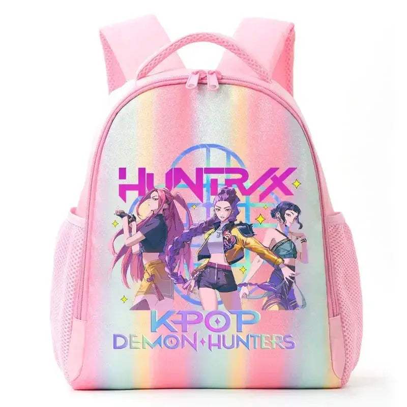 Anime Rainbow Backpack With Demon Hunters Design For Students - ToylandEU