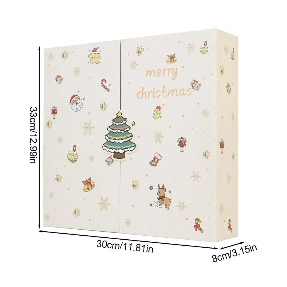 Advent Calendar | 24 Day Empty Fillable Box | Non Woven Fabric Case | Candy And Small Toy Countdown
