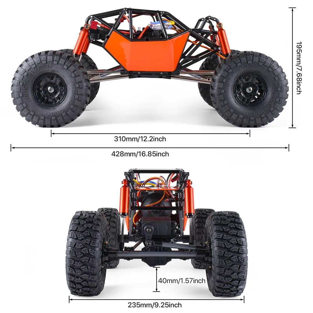 AUSTARHOBBY AX-8504 RC Car 1/10 4WD 2.4G Electric Crawler Climbing Toyland EU