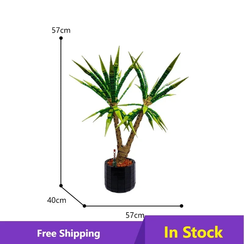 Dragon Tree Plant Building Blocks Lego Compatible Educational Set