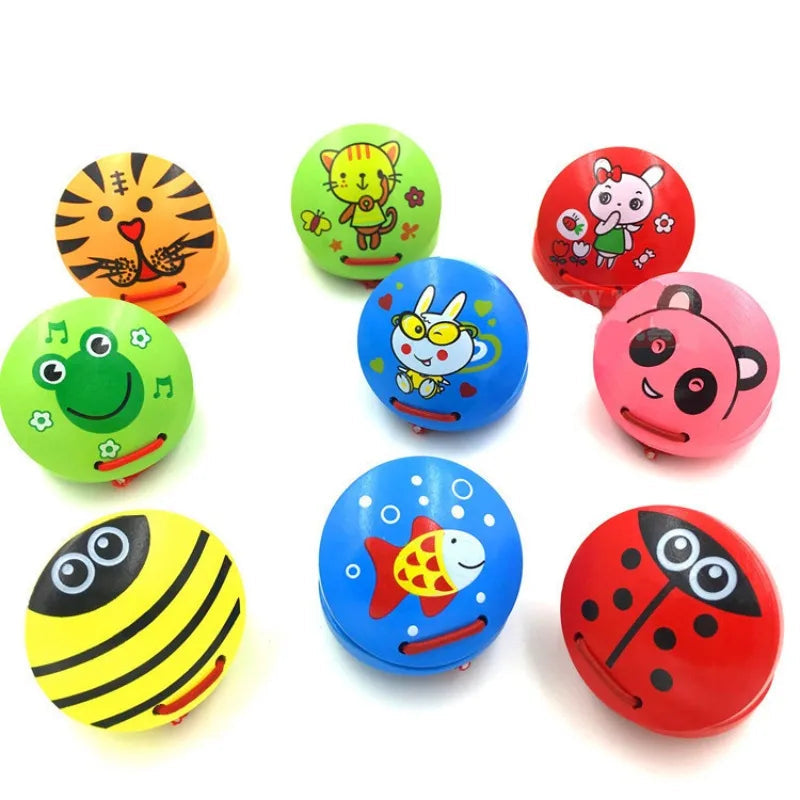 Wooden  Animal Rattle for Early Childhood Development