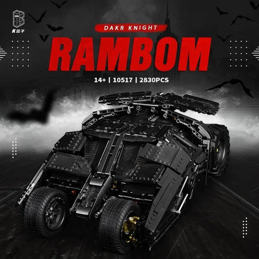 Batmobile Blocks | Lego Compatible | Movie MOC Model | For Kids Gift