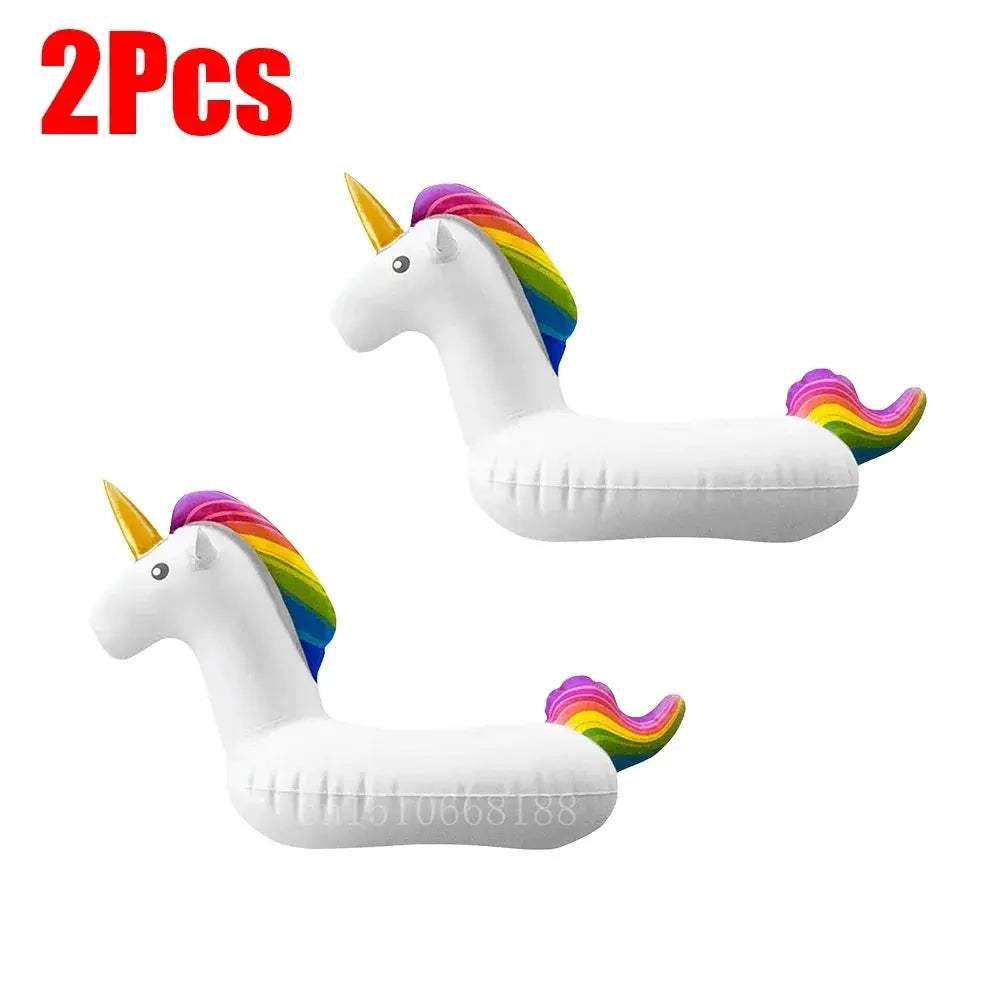 1-5Pcs Floating Cup Inflatable Flamingo Drinks Cup Holder Pool Float Bar Coasters Floatation Devices Pink Toy Drink Holder - ToylandEU