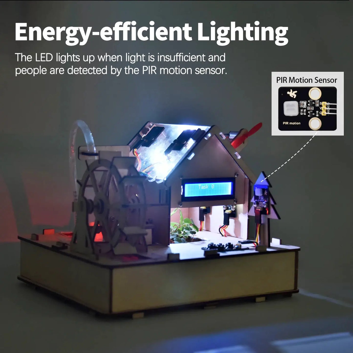 Keyestudio Smart Eco-Friendly House Starter Kit For Arduino Support C++ Programming Learning Diy Electronic Kit - ToylandEU