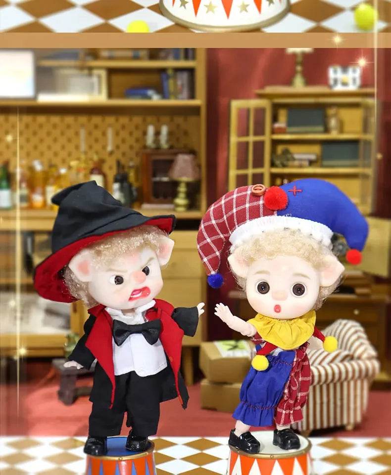 Ob11 Bjd Doll Boy Pig Face Piggy Ball-jointed Mini Doll Gift - ToylandEU