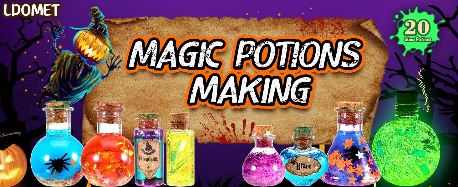 Fairy Magic Potions Kit Kids DIY Witch Glowing Spell Potion - ToylandEU
