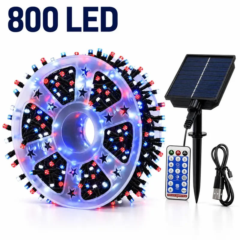 Halloween String Lights | 335 Ft 800 Led | Remote | Purple Orange Patio Decor