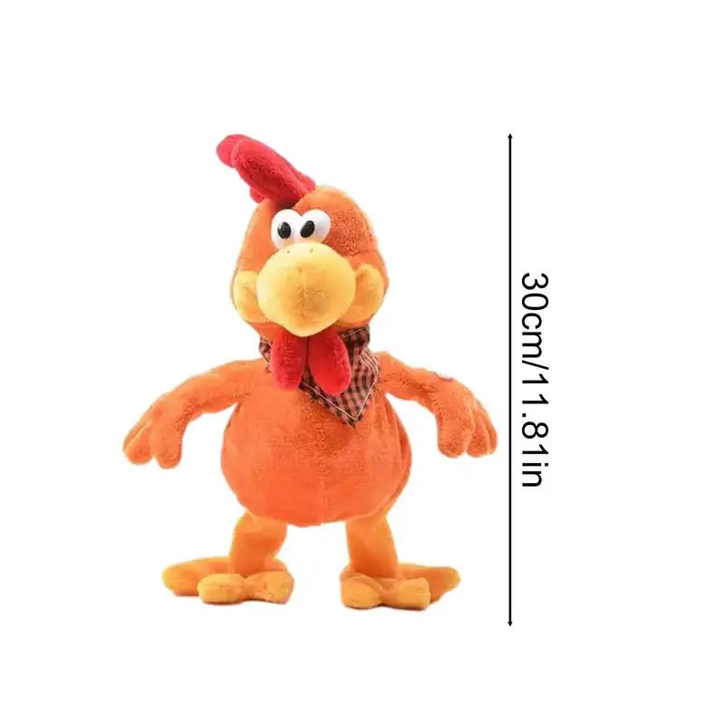 Dancing Plush Chicken Toy - Interactive Talking Soft Toy for Kids