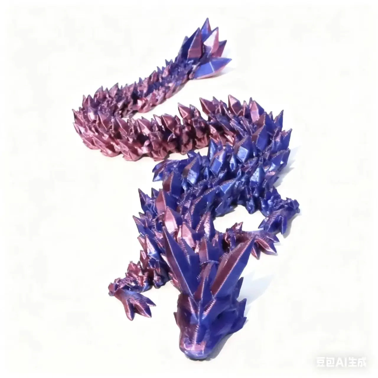 3D Printed Dragon Egg Toy With Articulated Crystal Dragon - ToylandEU