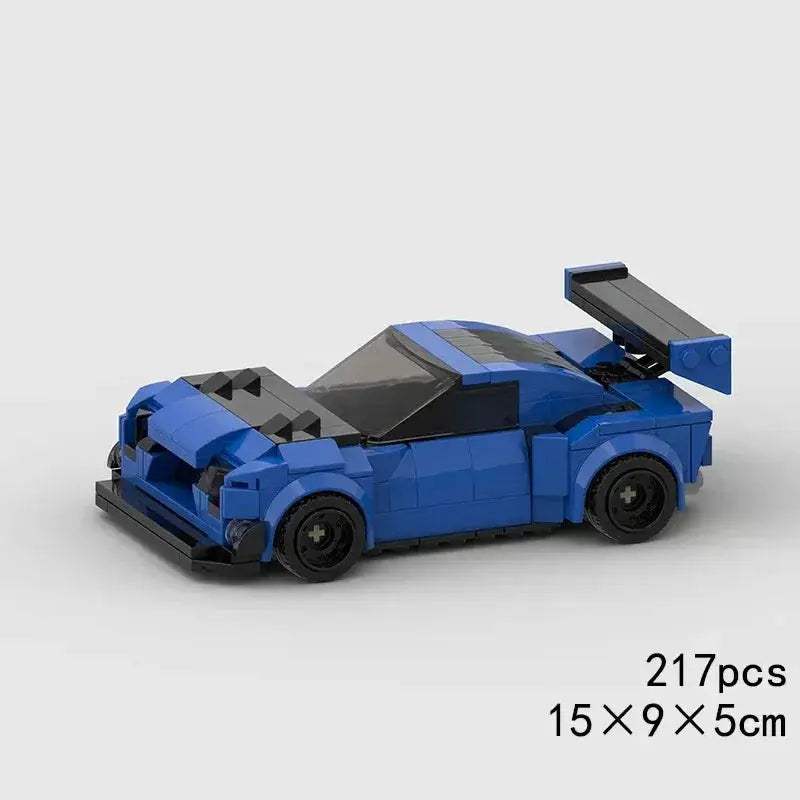 MOC LEGO Compatible Race Car Building Blocks Set For Kids - ToylandEU