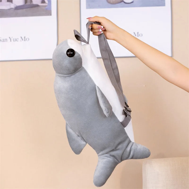 Hammerhead Shark Kindergarten Plush Backpack Characters Role Play Toy - ToylandEU