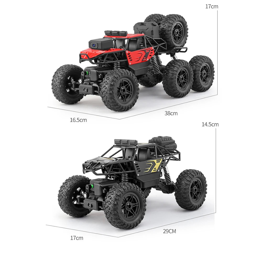 4x4 RC Car With LED Lights 2.4G Remote Controller Pro