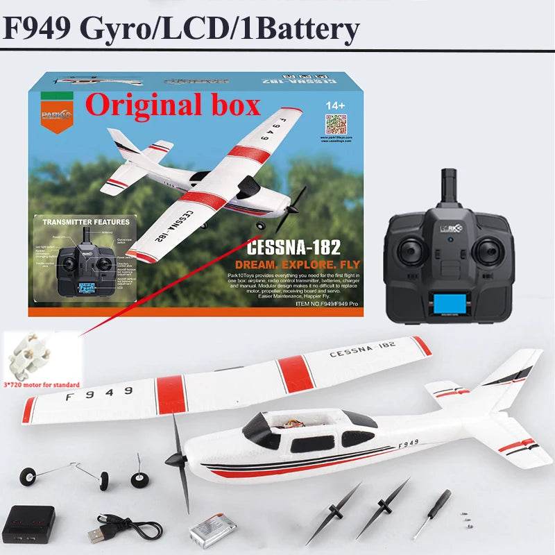 WLtoys F949 2.4G 3D6G 3Ch RC Airplane Gyroscope RTF Upgrade - ToylandEU