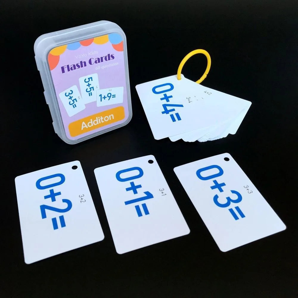 Montessori Math Toys Math Flash Cards Addition Subtraction - ToylandEU