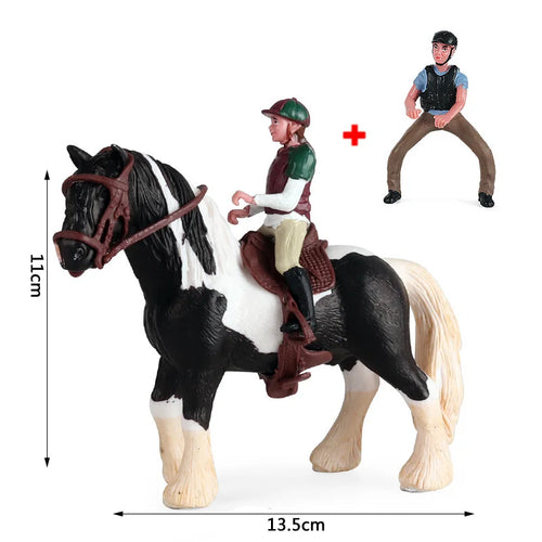 Simulation Farm Horse Fence Cart Animal Figurine Equestrian Knight ToylandEU.com Toyland EU