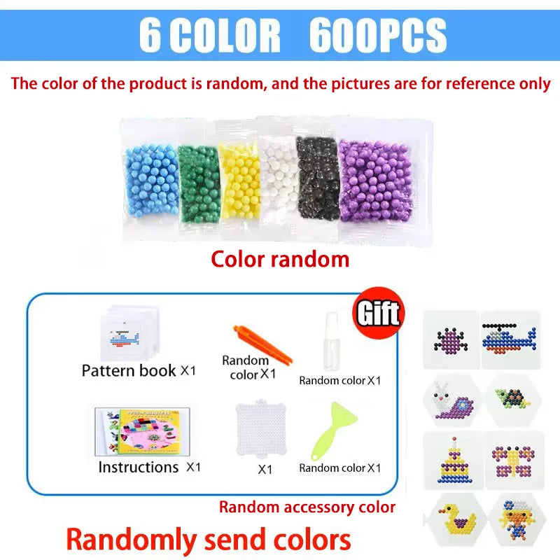 Water Beads Toy Set | DIY Craft Kit for Kids | Educational Puzzle Toys | 14+