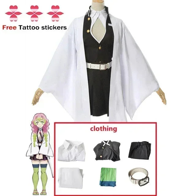 Anime Cosplay Costume | Kanroji Mitsuri Kimono Design | Adult Women Fit