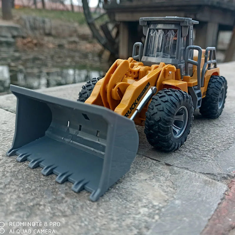 Rc Car Toys Truck 1:30 Wheel Shovel Loader 6CH 4WD Metal Remote Toyland EU