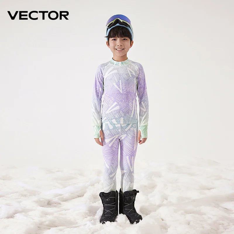 Girls Fleece Thermal Set | Quick Dry Fabric | Soft Stretch Fit | Youth Sizes