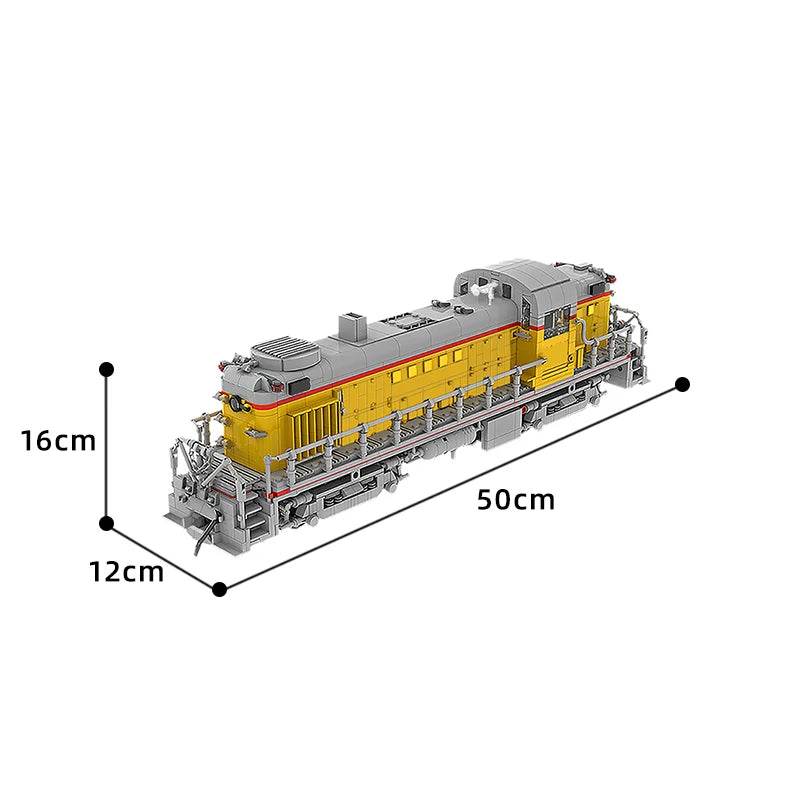 Boxcar Goods Wagon Building Block Kit MOC Railway Carriage - ToylandEU
