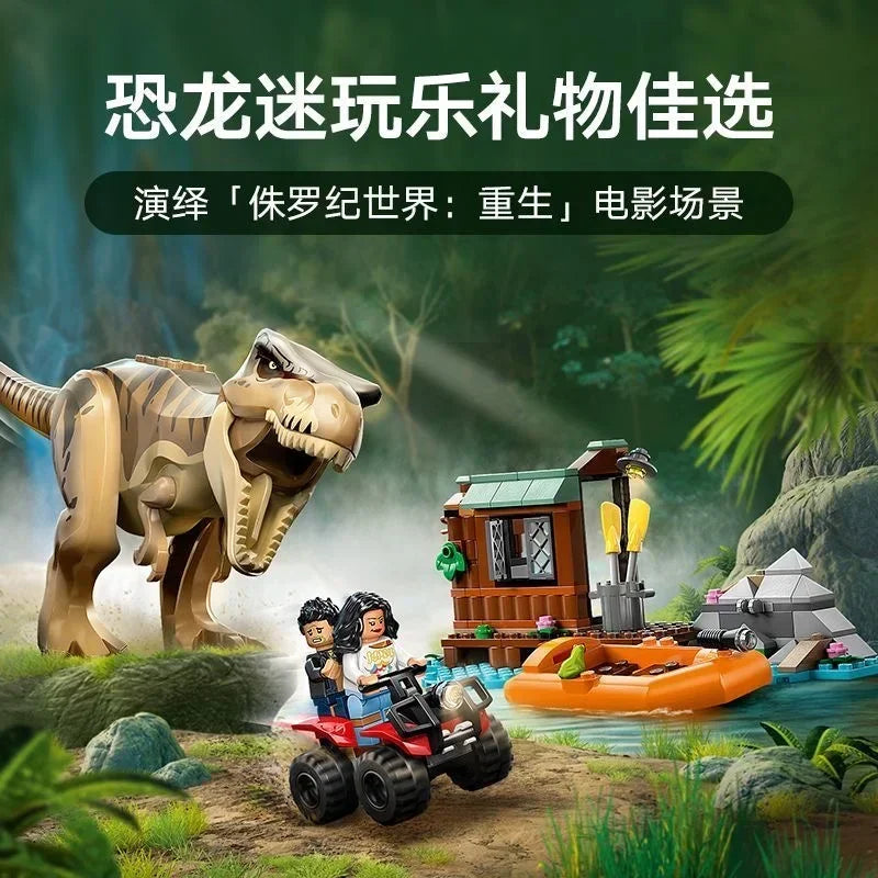 Dinosaur Air Mission Building Blocks Set Compatible MOC