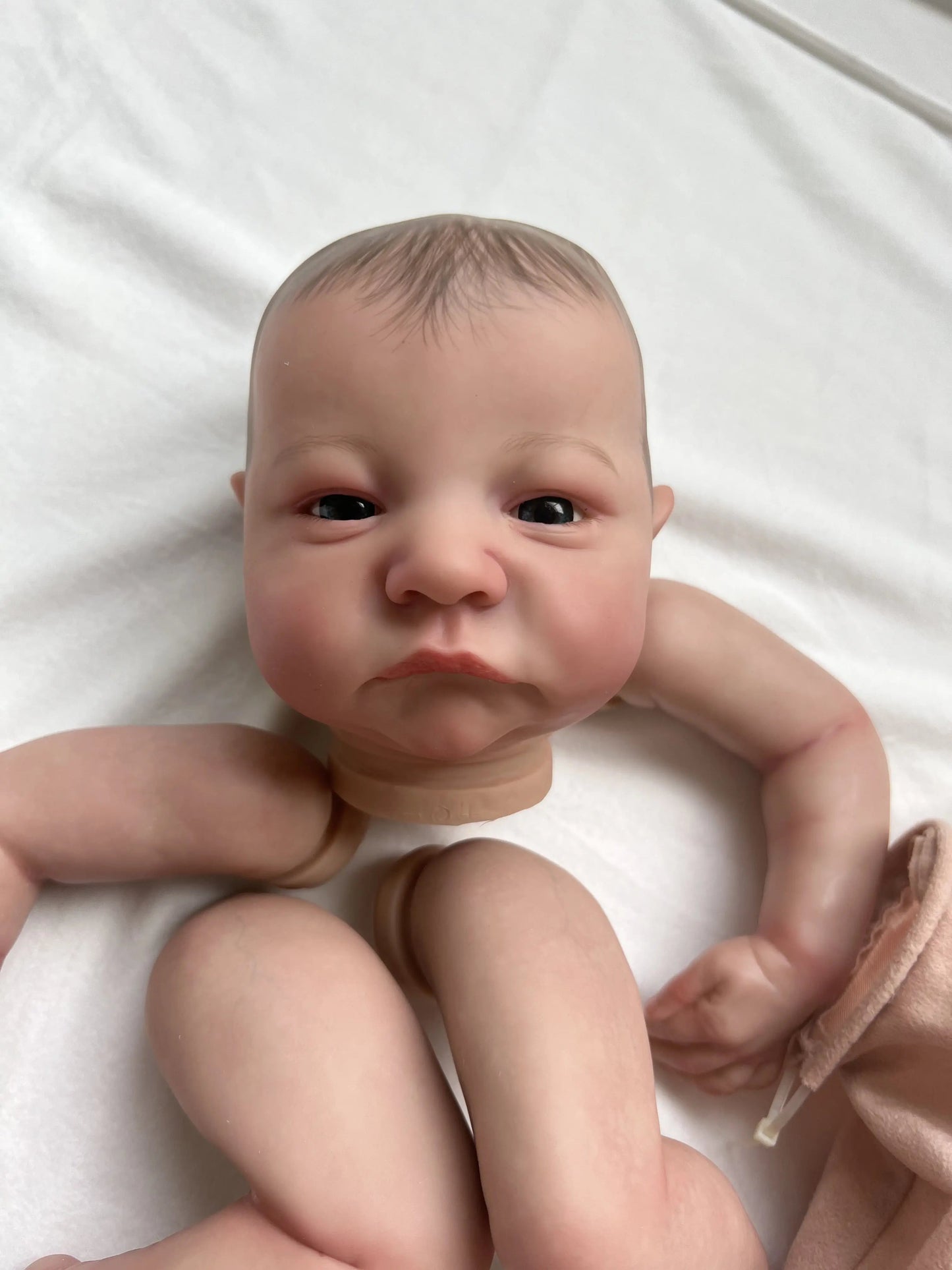 NPK 19-inch Lifelike Reborn Doll Kit - Levi Awake Pose - ToylandEU