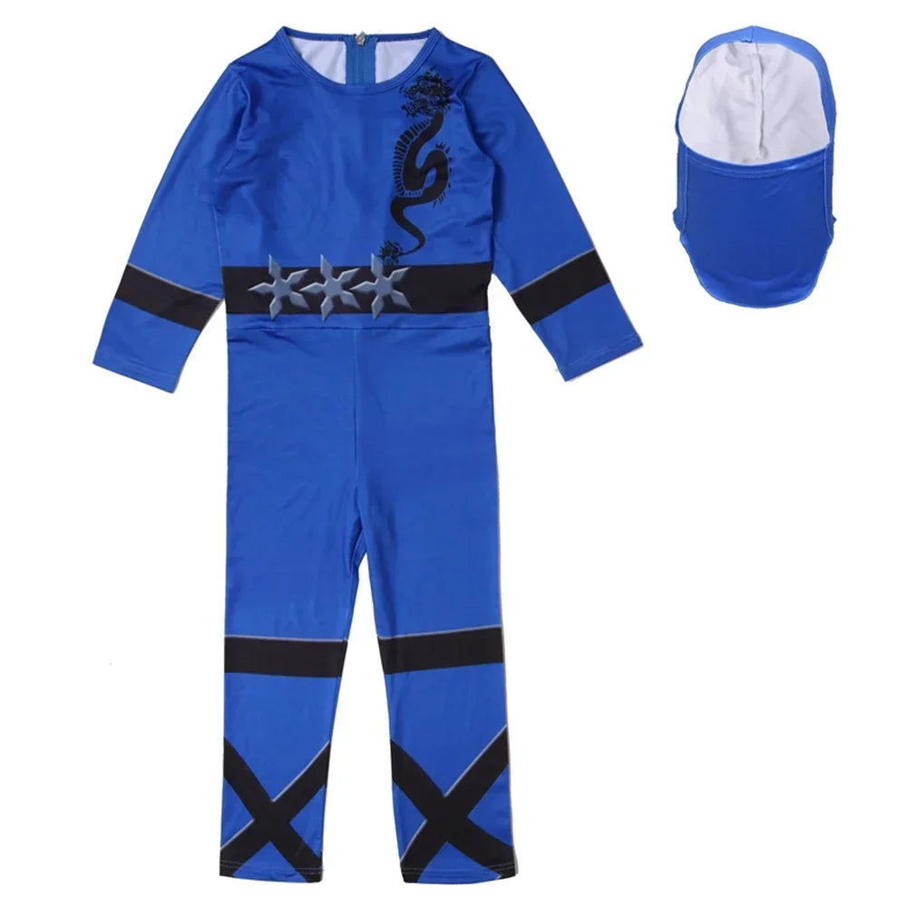 Boys' Action-Packed NINJAGO Inspired Ninja Warrior Costume for Halloween & Carnivals