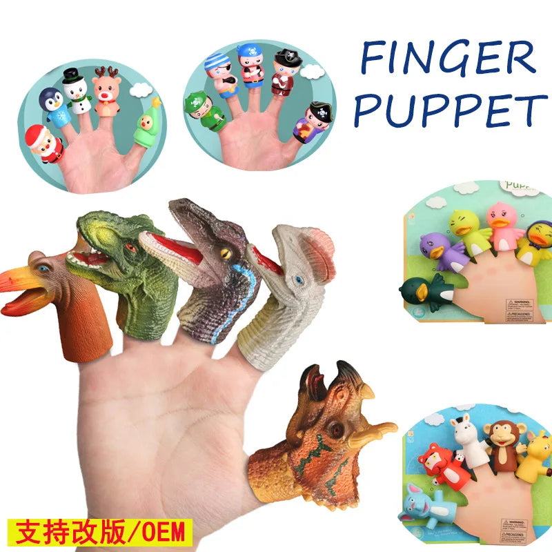 Mini Animal Finger Puppet Set for Babies: Educational Plastic Toy with  Design" can be simplified to "Mini Animal Finger Puppet Set for Babies: Educational Plastic Toy - ToylandEU