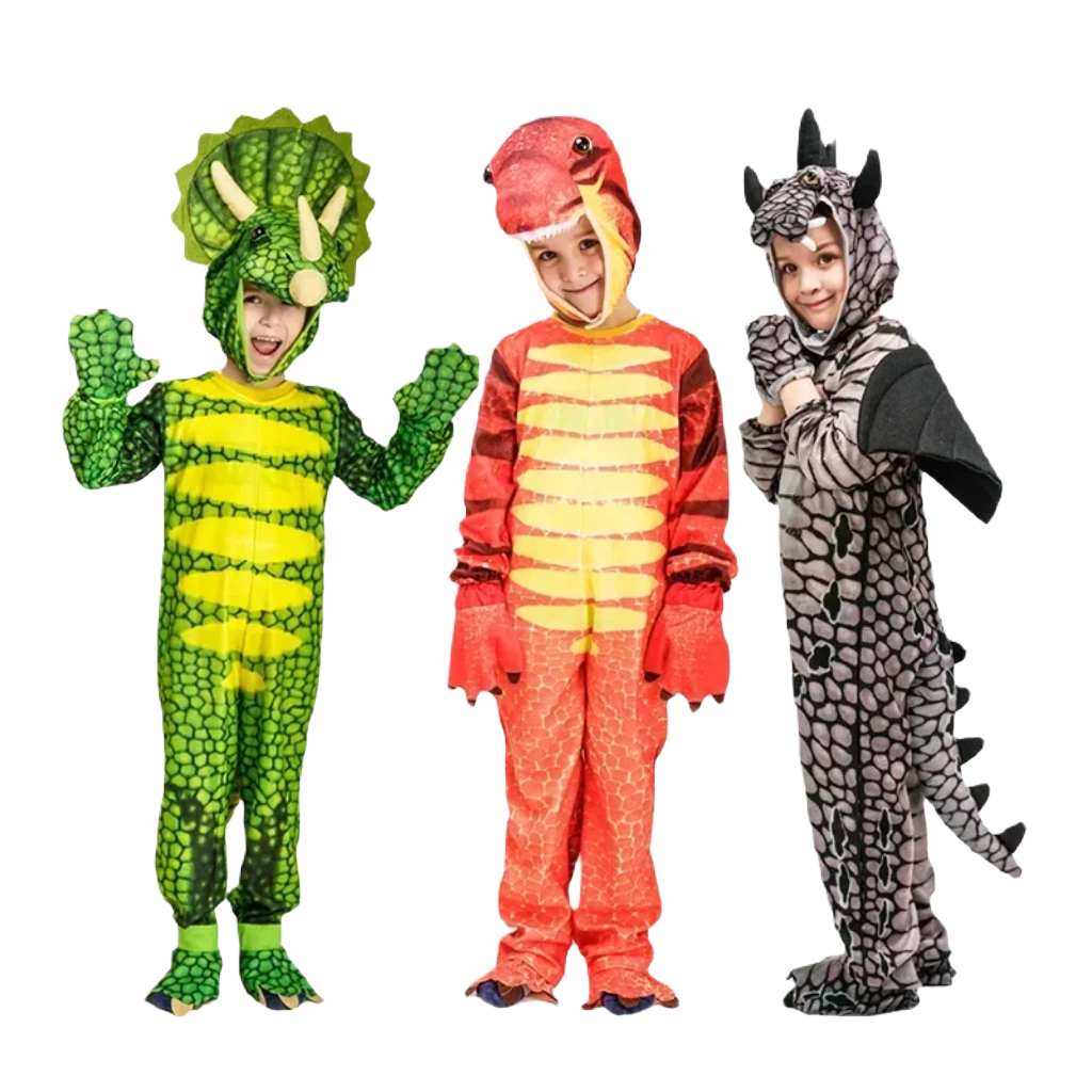 Roar into Adventure: Kids' Dino Costume for Halloween & Imaginative Play