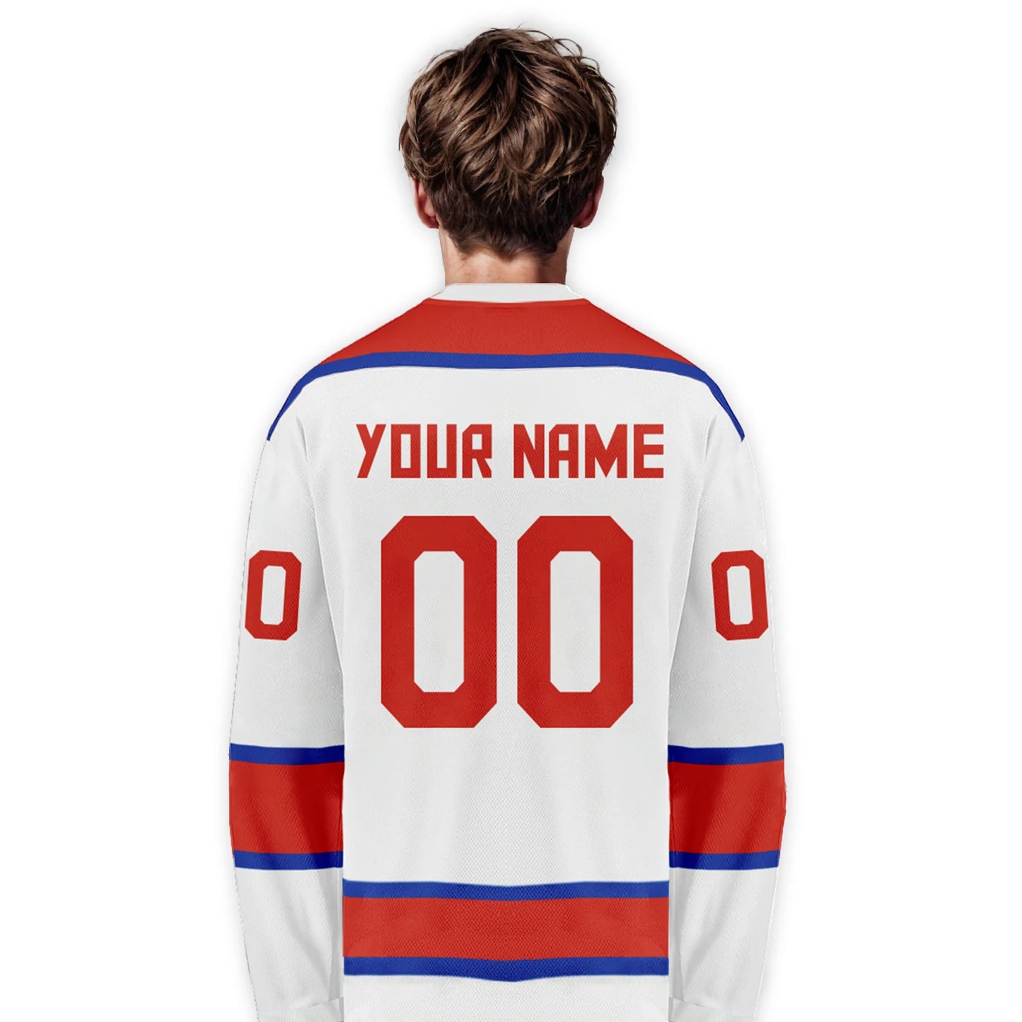 Personalized Russia Ice Hockey Jersey - Custom Name & Number 3D Printed Uniform for Men, Women, Youth & Kids