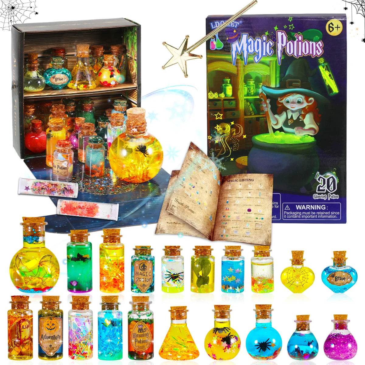 Fairy Magic Potions Kit Kids DIY Witch Glowing Spell Potion - ToylandEU