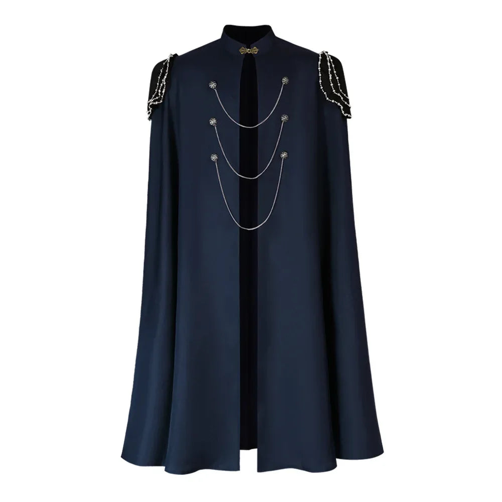 Medieval Gothic Cloak For Cosplay Cape With Chain Unisex - ToylandEU