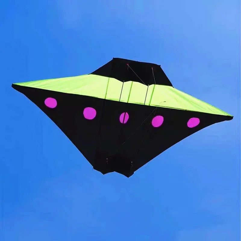 Large Foldable UFO Kite with Durable Ripstop Nylon Material