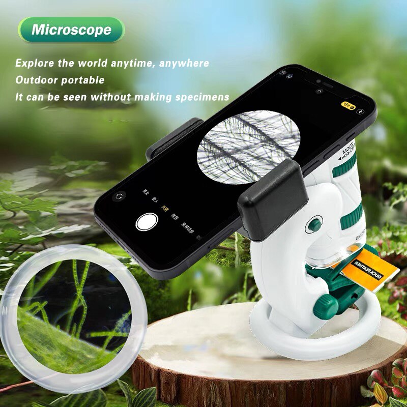 Mini LED Light Pocket Microscope STEM Toy for Children - ToylandEU