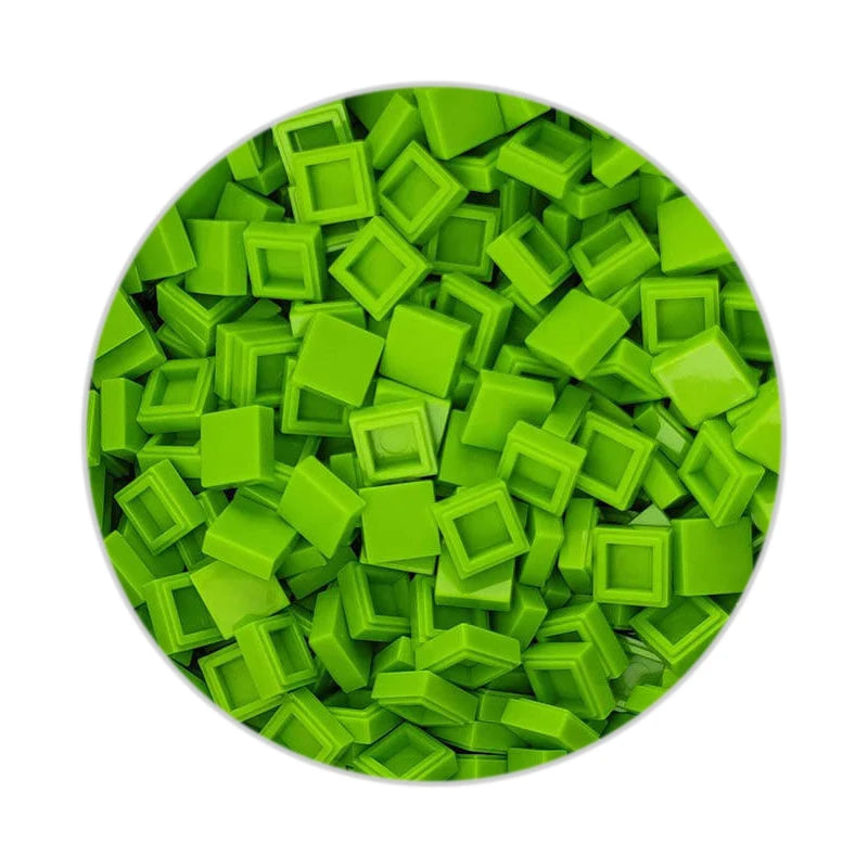 Smooth 1x1 Building Blocks | MOC Pixel Particles | DIY Kids Set