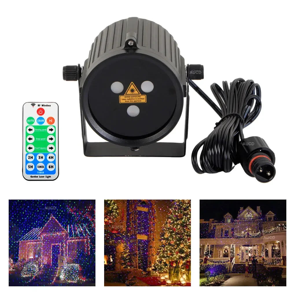 Outdoor Laser Projector | IP65 Waterproof | Remote RGB Starry Sky Lights