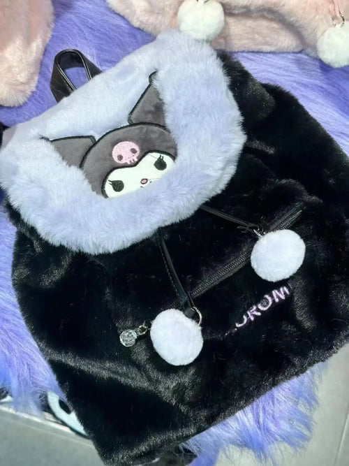 Sanrio Hello Kitty Autumn and Winter Plush Flip Backpack Women's ToylandEU.com Toyland EU