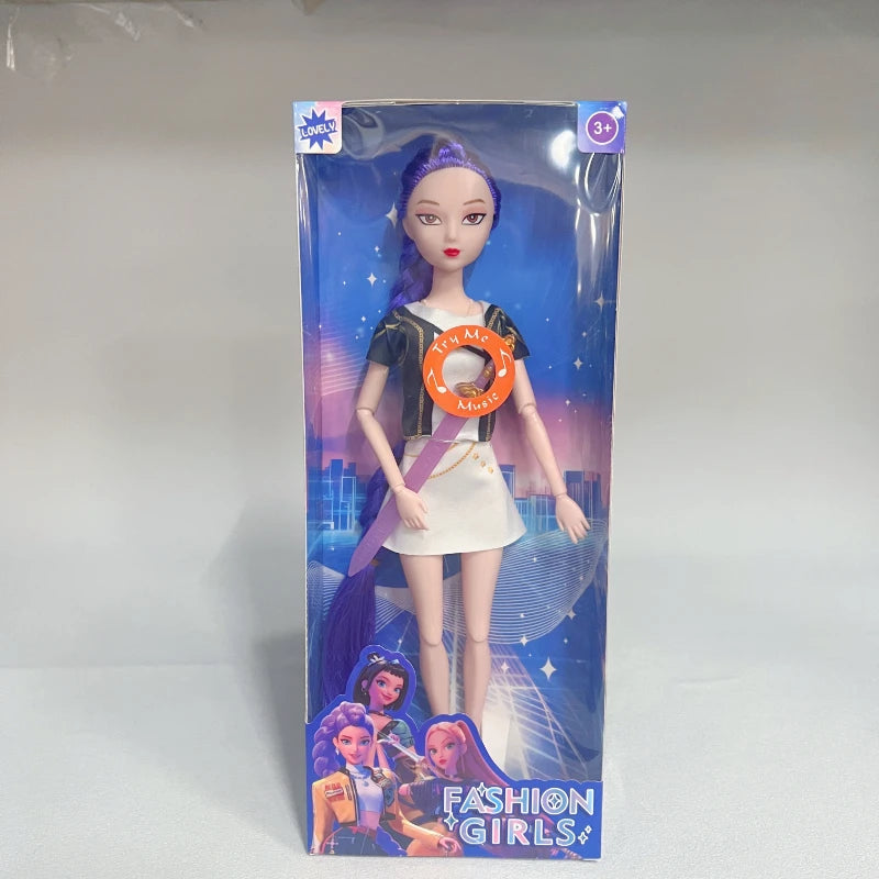 KPOP Dolls With Music Rumii Mira Zoe PVC Figures Collection