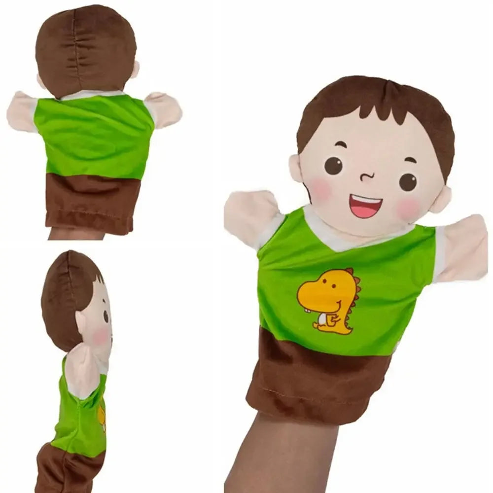 Family Hand Puppets | Plush Material | Secure Inner Glove | Kids Story Set