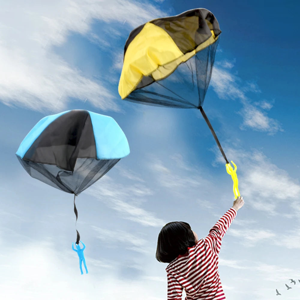 Kids Parachute Throwing Toy for Outdoor Fun