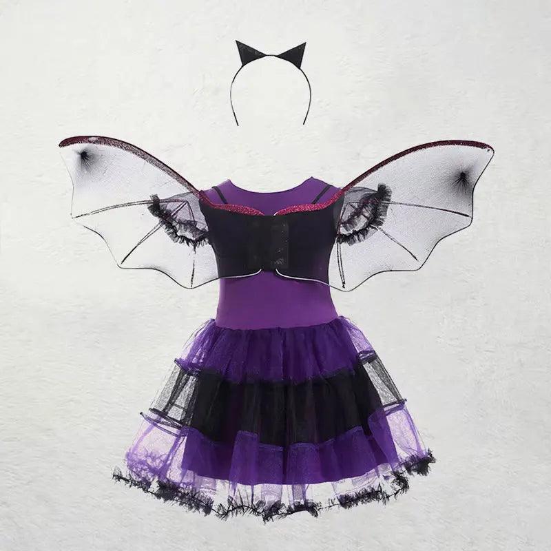 Girls Bat Dress | Purple Wings | Toylandeu™