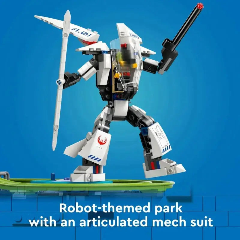 Robot World Roller Coaster Amusement Park Creative Building Block Toy Ornaments, Room Decoration Assembling model Children's toy - ToylandEU