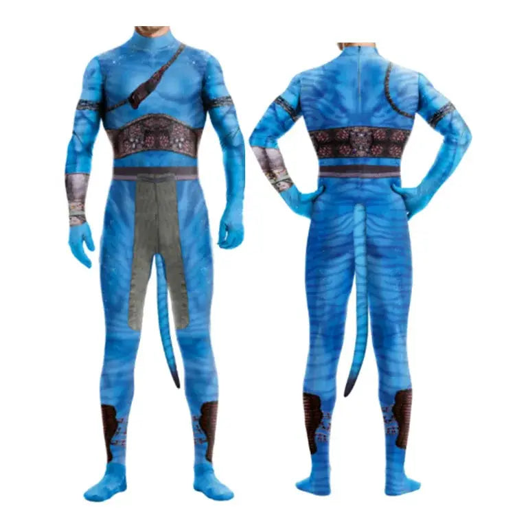 Avatar The Way of Water Cosplay Costume Tail Bodysuit Alien Halloween Birthday Theme Party Role Playing Outfit Adult Women Men - ToylandEU
