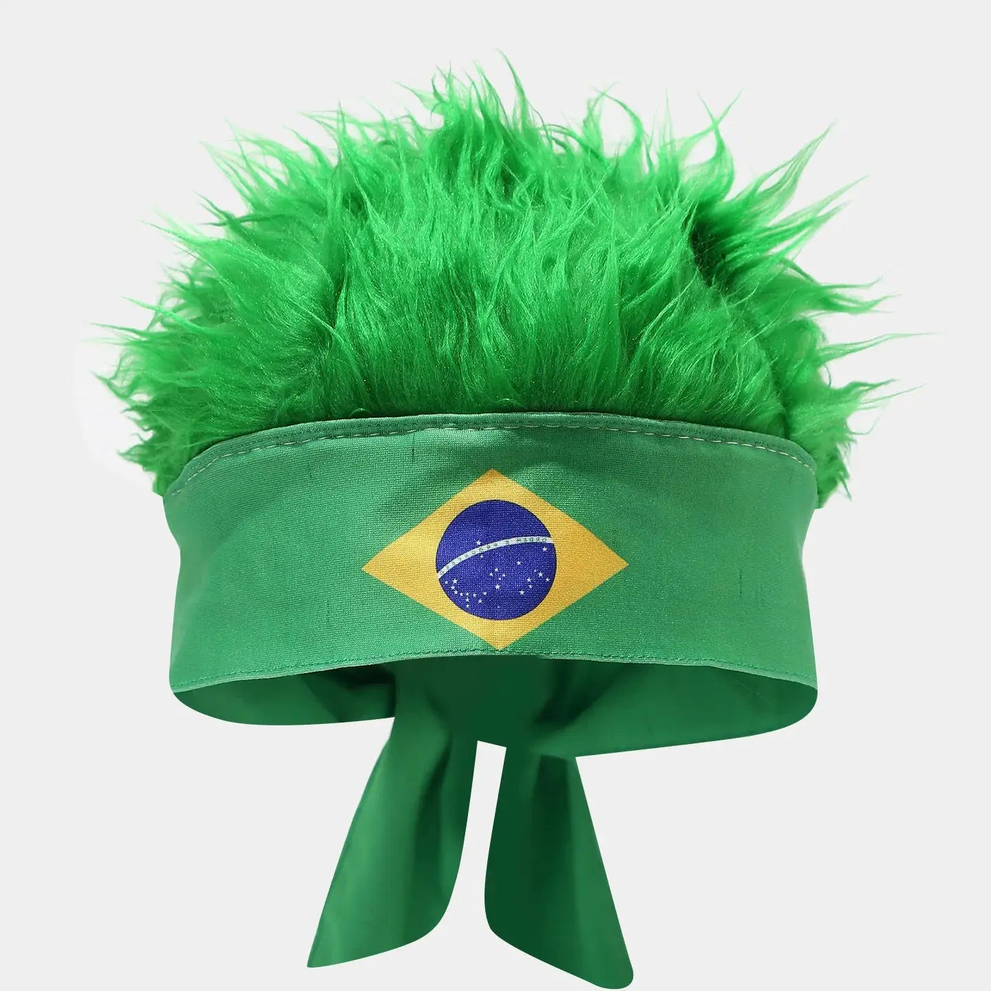 2026Novelty Wig Headband, Country Flag Inspired Sports Fan Hat, Funny Fake Hair Cap for Football Match & Party - ToylandEU