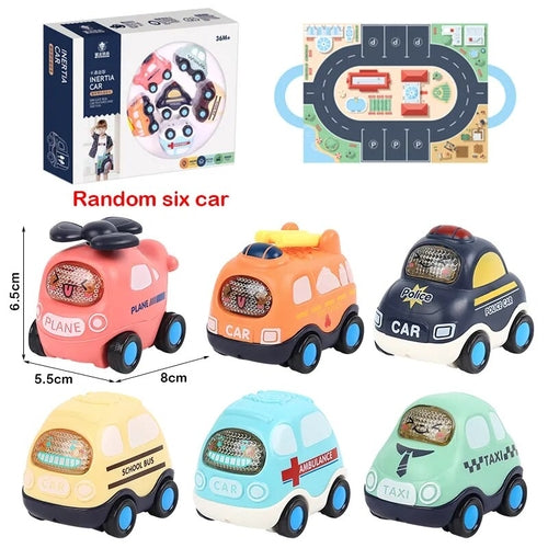 Kids Mini City Traffic Car Toys Set with Play Mat - Educational Montessori Toy ToylandEU.com Toyland EU