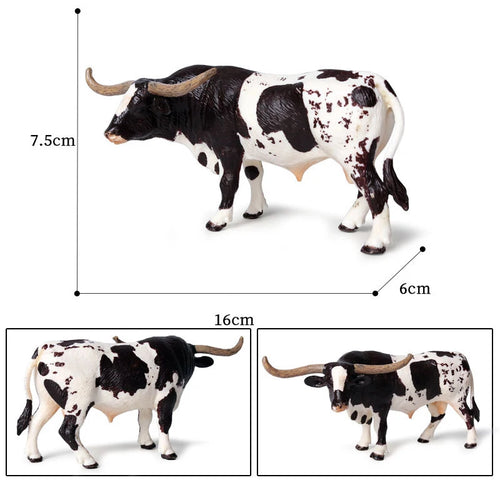 Lifelike Cattle Figurine High Quality Solid Plastic Farm Animals Model ToylandEU.com Toyland EU