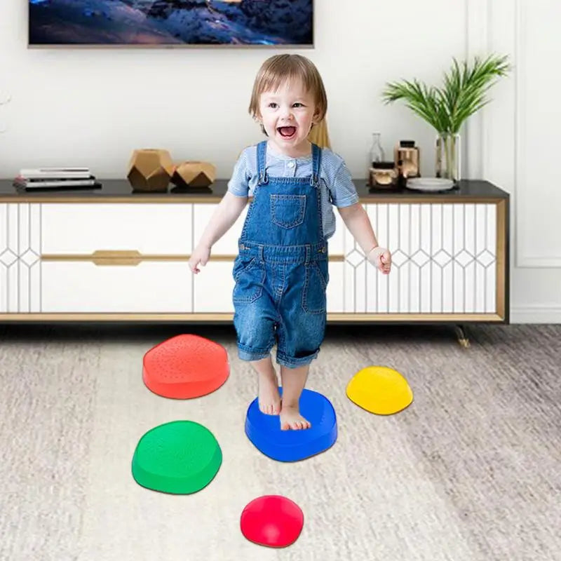 5-Piece Sensory Training Balance Stone Set for Children with Autism - ToylandEU