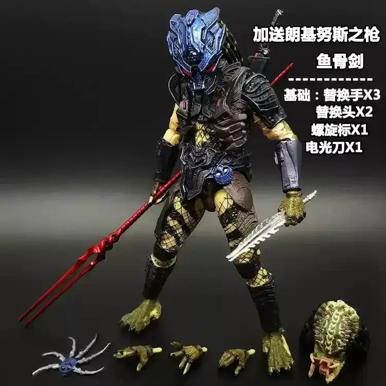 Predator Action Figure Heavy Lost Model Avp Alien Dog Elder Lone Wolf Action Figure - ToylandEU