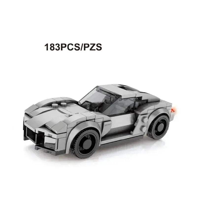 MOC Racing Car Lego Compatible Building Blocks Set For Kids - ToylandEU
